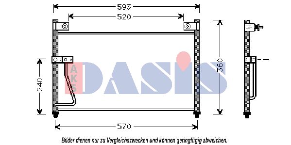 AKS DASIS kondensatorius, oro kondicionierius 112160N